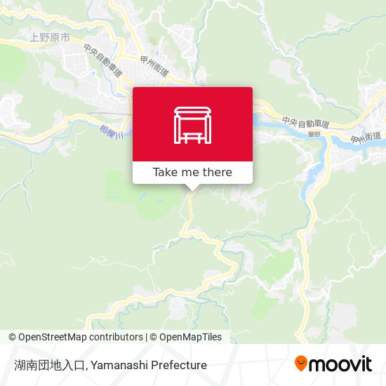 湖南団地入口 map