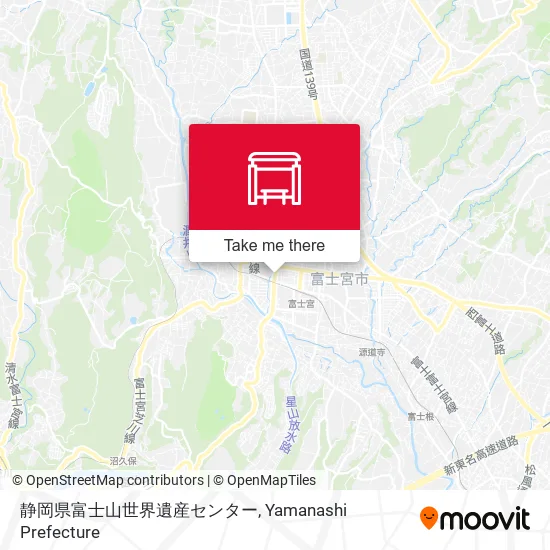 静岡県富士山世界遺産センター map