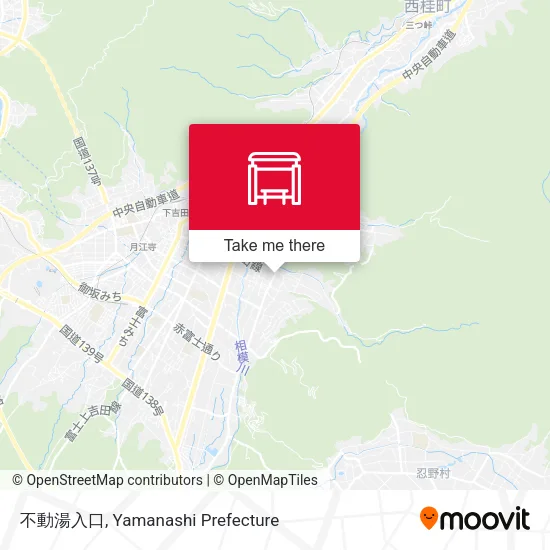 不動湯入口 map
