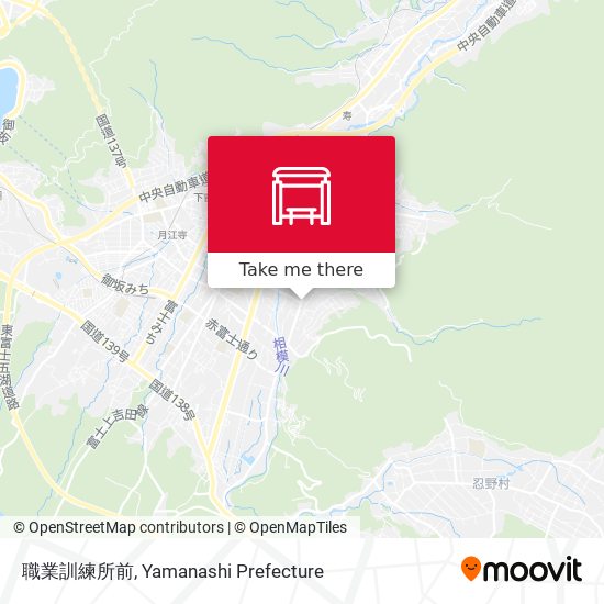 職業訓練所前 map