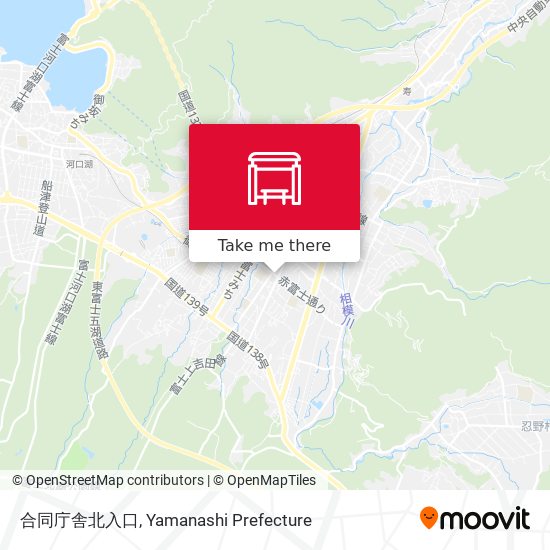 合同庁舎北入口 map