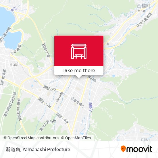 新道角 map
