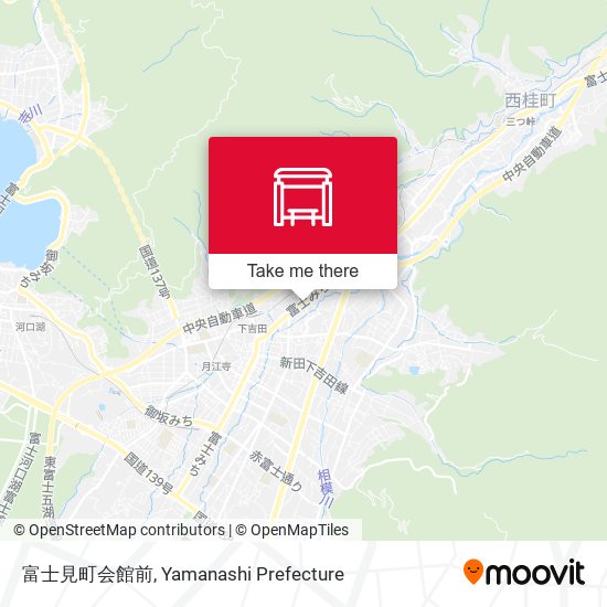 富士見町会館前 map