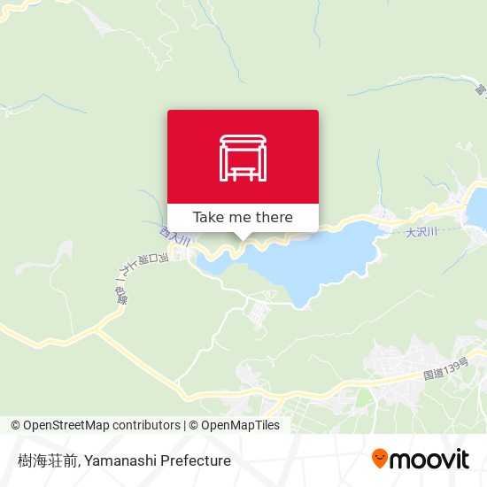 樹海荘前 map