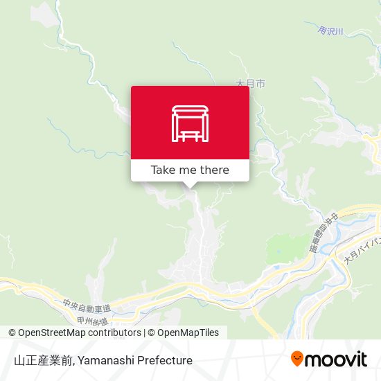 山正産業前 map