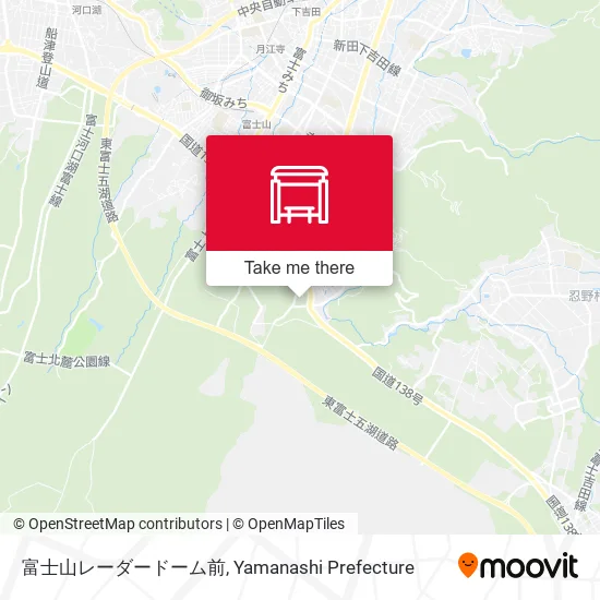 富士山レーダードーム前 map
