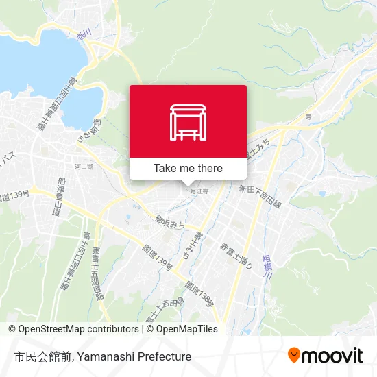 市民会館前 map