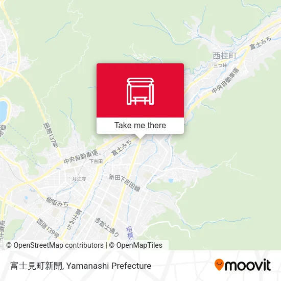 富士見町新開 map