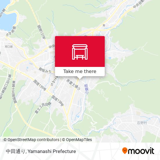 中田通り map