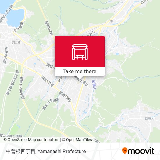 中曽根四丁目 map