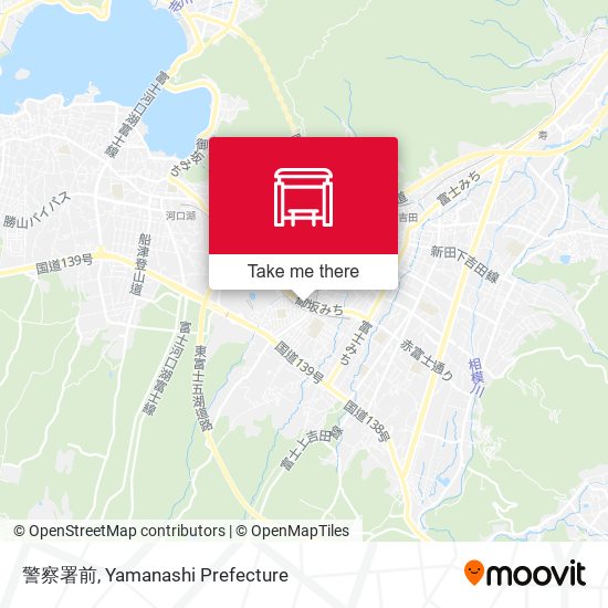 警察署前 map
