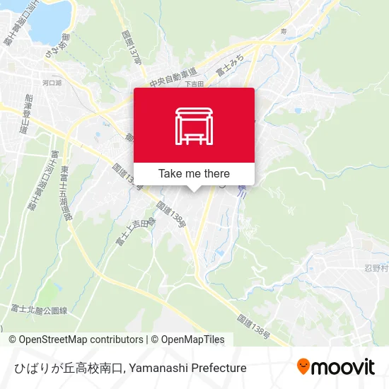 Hibarigaoka High School South Gate map
