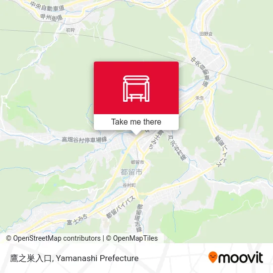 鷹之巣入口 map