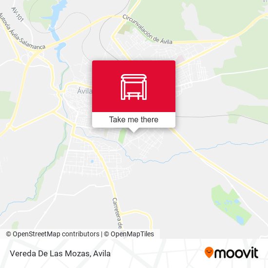 mapa Vereda De Las Mozas