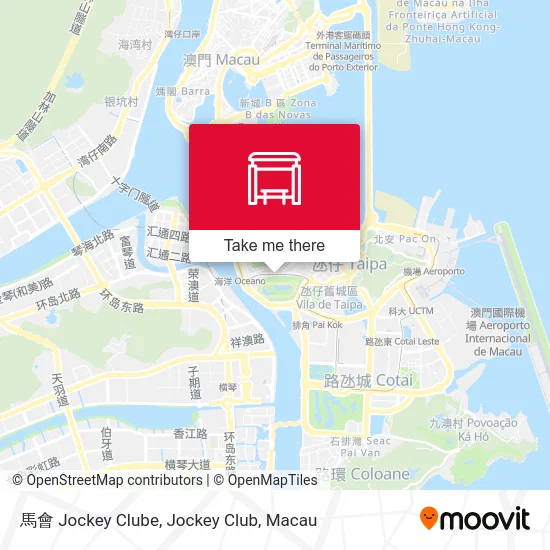 馬會 Jockey Clube, Jockey Club map