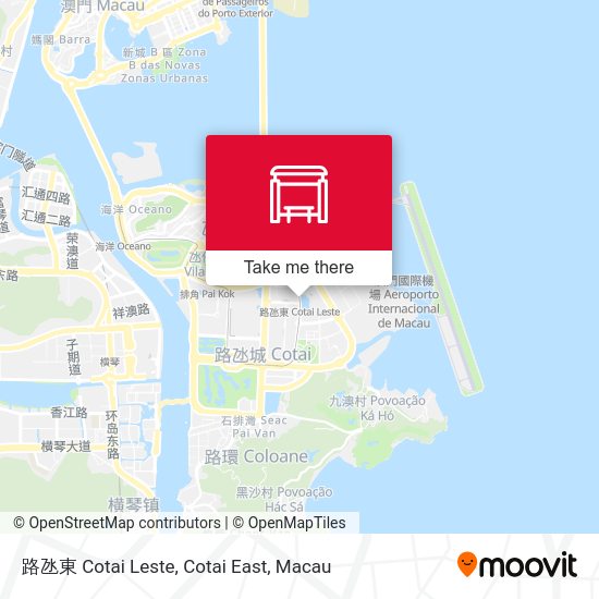 路氹東 Cotai Leste, Cotai East map