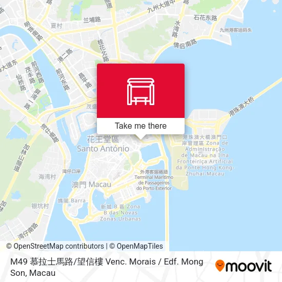 M49 慕拉士馬路 / 望信樓 Venc. Morais / Edf. Mong Son map