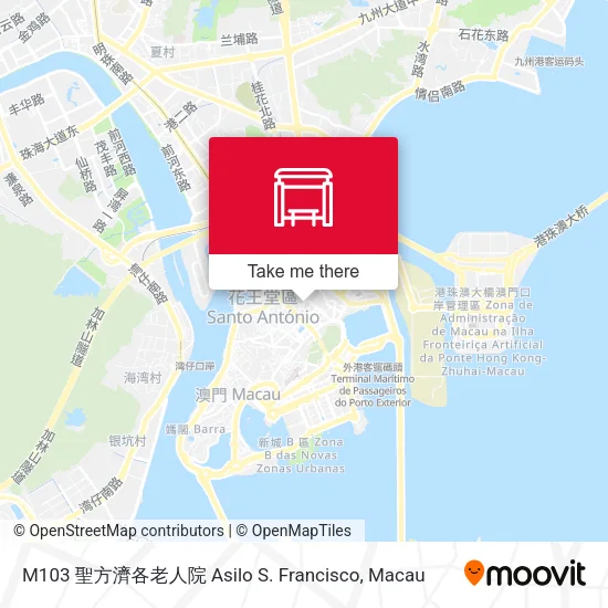M103 聖方濟各老人院 Asilo S. Francisco地圖