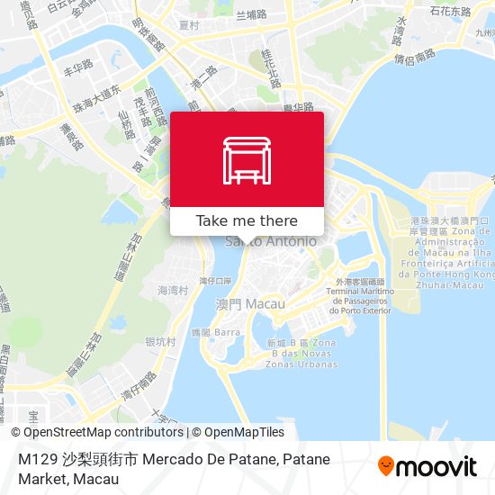 M129 沙梨頭街市 Mercado De Patane, Patane Market map