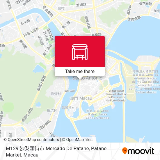 M129 沙梨頭街市 Mercado De Patane, Patane Market地圖