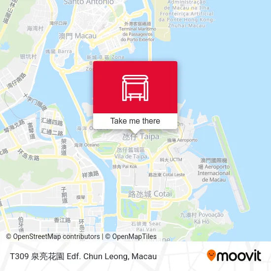 T309 泉亮花園 Edf. Chun Leong map