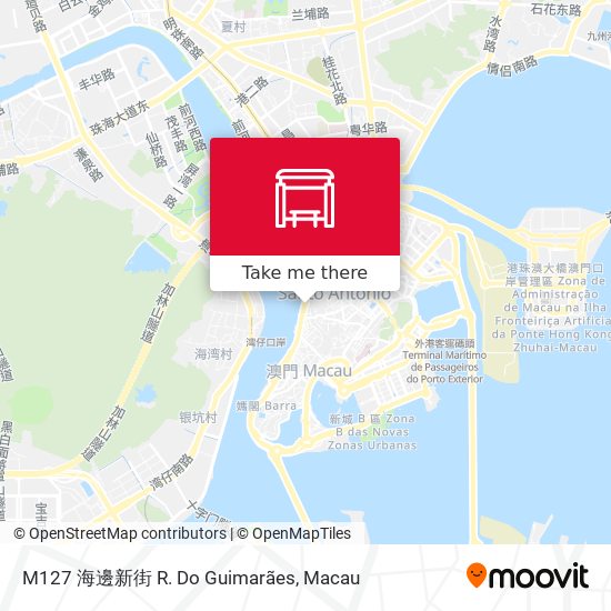 How To Get To M127 海邊新街r Do Guimaraes In 花王堂區by Bus