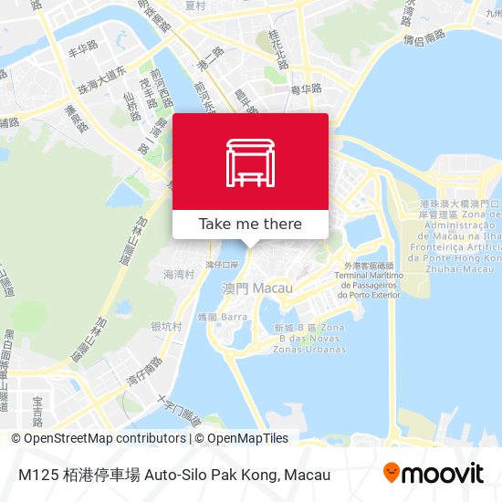 M125 栢港停車場 Auto-Silo Pak Kong map