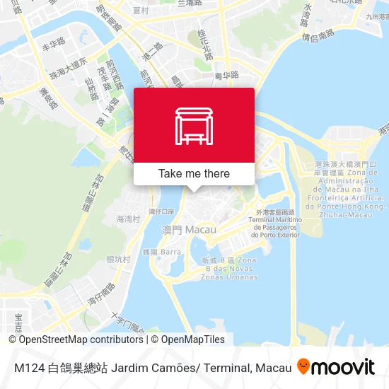 M124 白鴿巢總站 Jardim Camões/ Terminal map