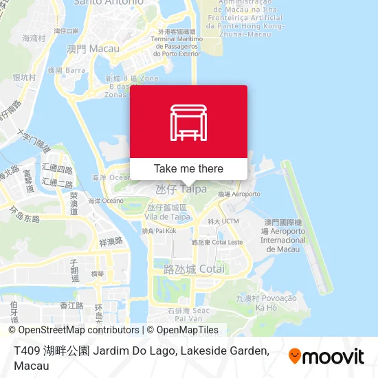 T409 湖畔公園 Jardim Do Lago, Lakeside Garden地圖