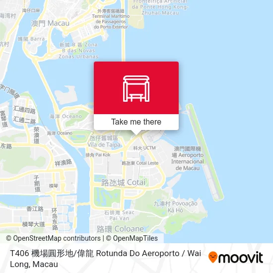 T406 機場圓形地 / 偉龍 Rotunda Do Aeroporto / Wai Long地圖