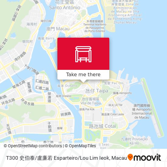 T300 史伯泰 / 盧廉若 Esparteiro / Lou Lim Ieok map