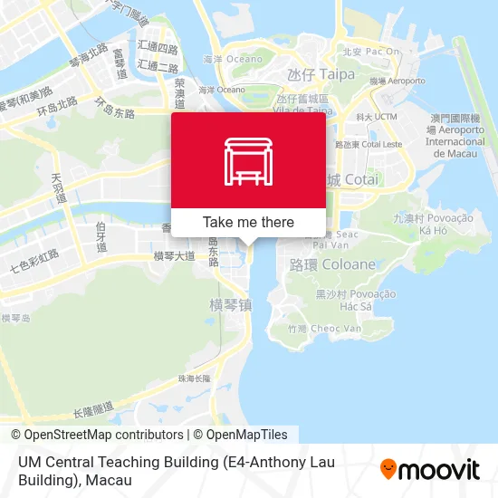 UM Central Teaching Building (E4-Anthony Lau Building) map