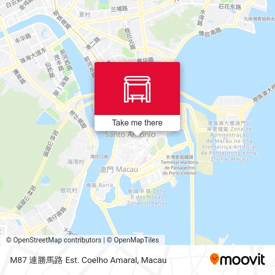 M87 連勝馬路 Est. Coelho Amaral地圖