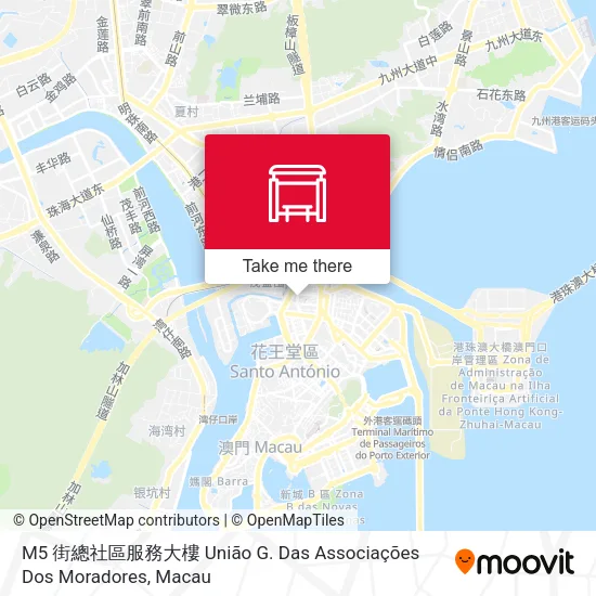 M5 街總社區服務大樓 União G. Das Associações Dos Moradores地圖