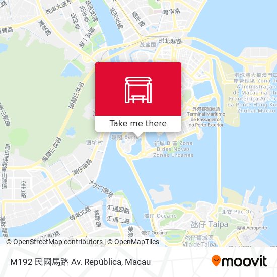 M192 民國馬路 Av. República map