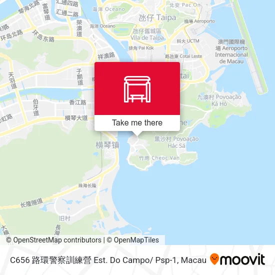 C656 路環警察訓練營 Est. Do Campo/ Psp-1 map