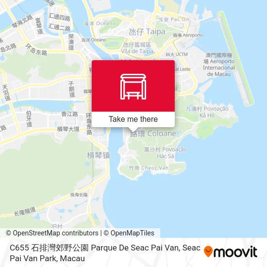 C655 石排灣郊野公園 Parque De Seac Pai Van, Seac Pai Van Park地圖