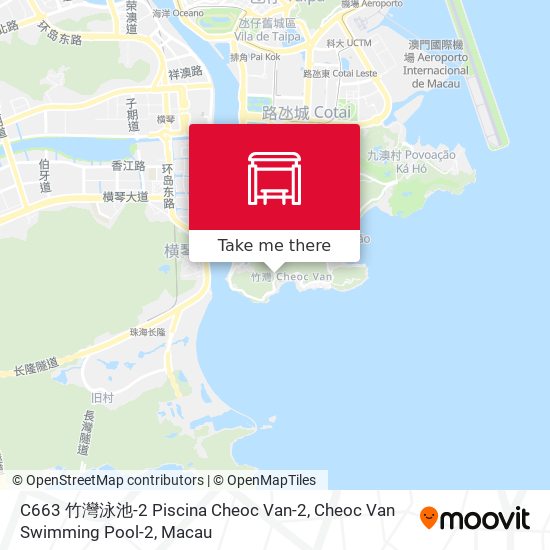 C663 竹灣泳池-2 Piscina Cheoc Van-2, Cheoc Van Swimming Pool-2 map