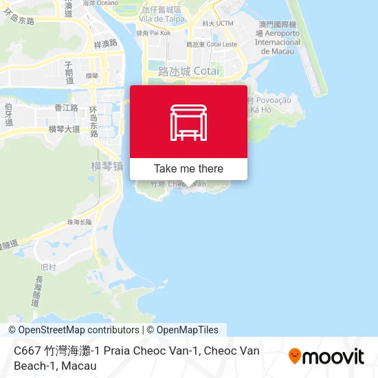 C667 竹灣海灘-1 Praia Cheoc Van-1, Cheoc Van Beach-1地圖