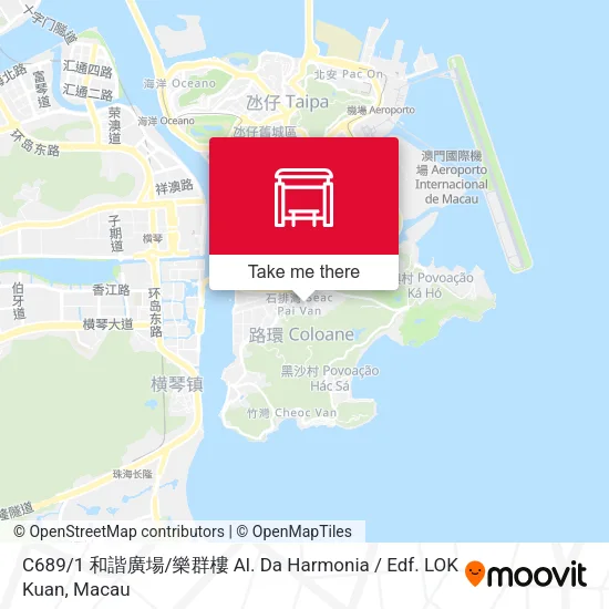 C689 / 1 和諧廣場 / 樂群樓 Al. Da Harmonia / Edf. LOK Kuan地圖