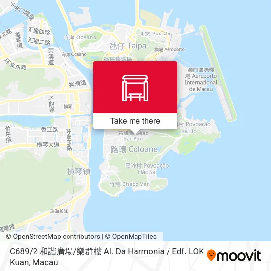 C689 / 2 和諧廣場 / 樂群樓 Al. Da Harmonia / Edf. LOK Kuan地圖