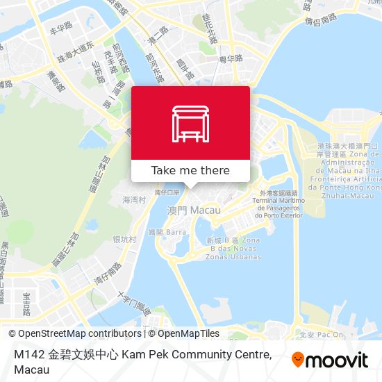 M142 金碧文娛中心 Kam Pek Community Centre map
