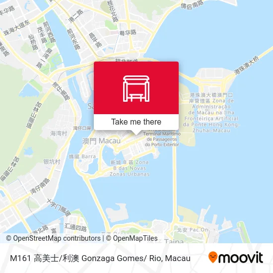 M161 高美士/利澳 Gonzaga Gomes/ Rio map