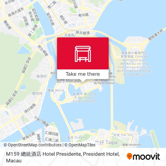 M159 總統酒店 Hotel Presidente, President Hotel map