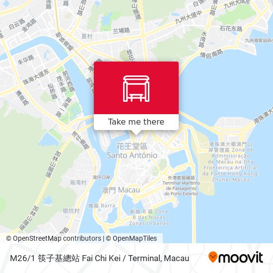M26 / 1 筷子基總站 Fai Chi Kei / Terminal map