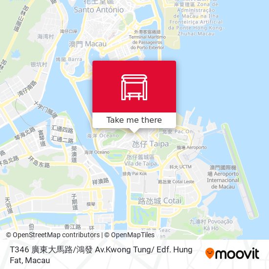 T346 廣東大馬路 / 鴻發 Av.Kwong Tung/ Edf. Hung Fat map