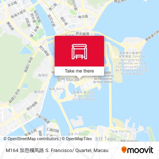 M164 加思欄馬路 S. Francisco/ Quartel map