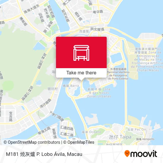M181 燒灰爐 P. Lobo Ávila地圖