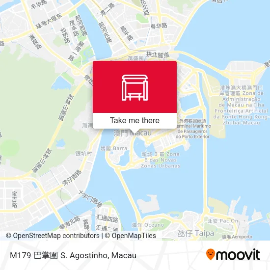 M179 巴掌圍 S. Agostinho地圖