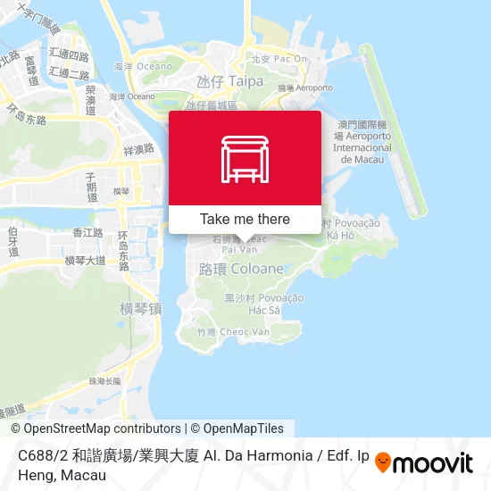 C688 / 2 和諧廣場 / 業興大廈 Al. Da Harmonia / Edf. Ip Heng地圖